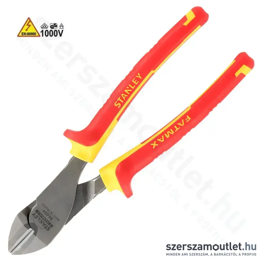 STANLEY FatMax SZIGETELT oldalcsípő fogó 200mm (0-84-004)