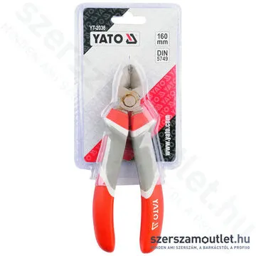 YATO Oldalcsípő fogó 160mm (YT-2036)