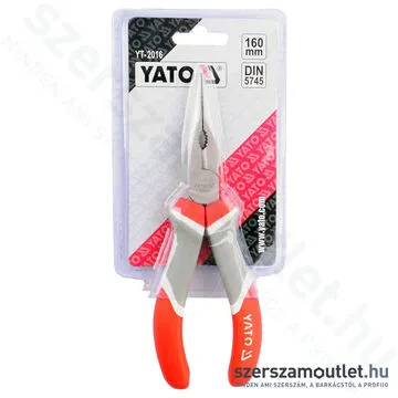 YATO Telefon (rádió) fogó egyenes 160mm (YT-2016)