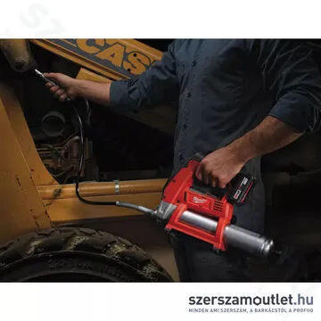MILWAUKEE M12 GG-0 Akkus zsírzópisztoly (12V) (Akku és töltő nélkül!) (4933440435)