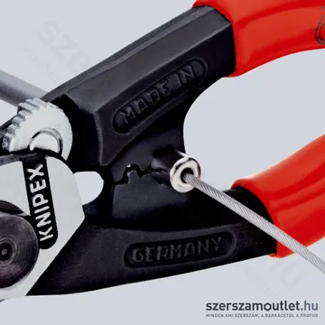 KNIPEX Drótkötélvágó fogó 190mm (95 61 190)