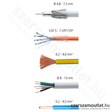 KNIPEX Kábelcsupaszító (blankoló) 135mm (16 95 01 SB)