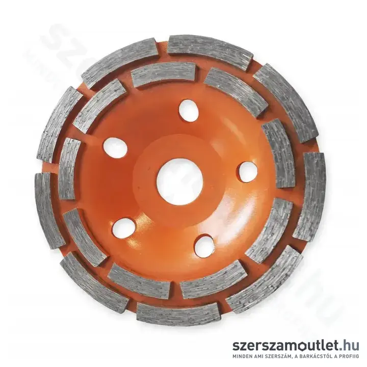 DEDRA DYNAMIC Kétsoros gyémánt csiszolótárcsa 125x22,2mm