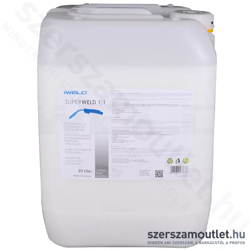 IWELD SUPERWELD Letapadás gátló koncentráció, szilikon mentes (20 liter) (750SWCONC20L)