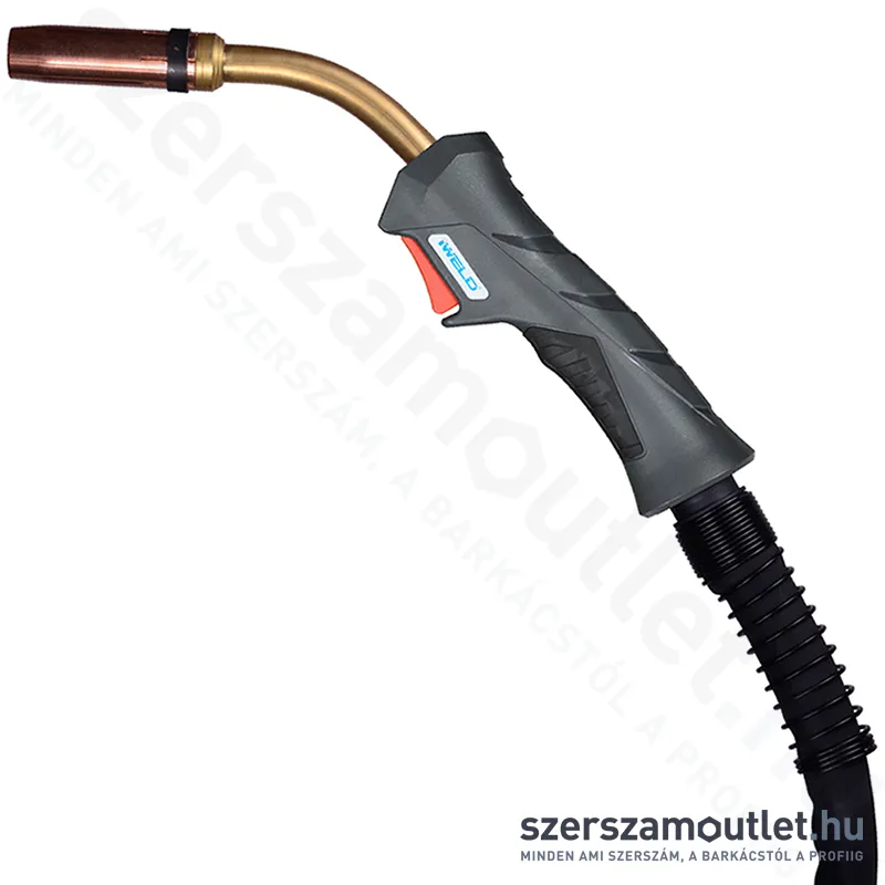 IWELD IGrip 500W-4m Hegesztőpisztoly vízhűtéses (450/500A) (800MIGIP504W)