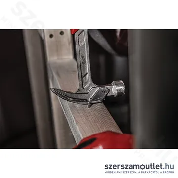 MILWAUKEE Acél szeghúzó kalapács, ívelt 570g (4932478656)
