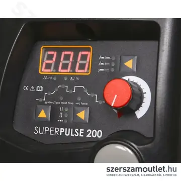 IWELD GORILLA SUPERPULSE 200 Hegesztő inverter (10-200A)
