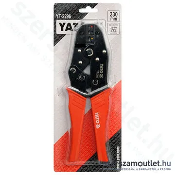 YATO Krimpelő fogó 0,5-6,0mm2 (YT-2296)
