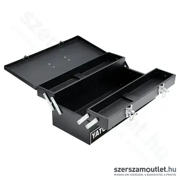 YATO Szerszámos láda, fém 460x200x180mm (YT-0884)