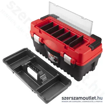 EXTOL Szerszámosláda, műanyag 547x271x278mm
