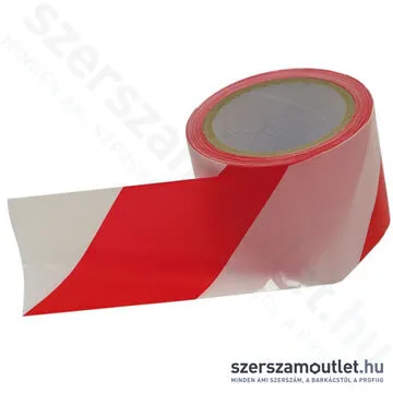EXTOL Jelölő szalag, piros-fehér 75mmx100m
