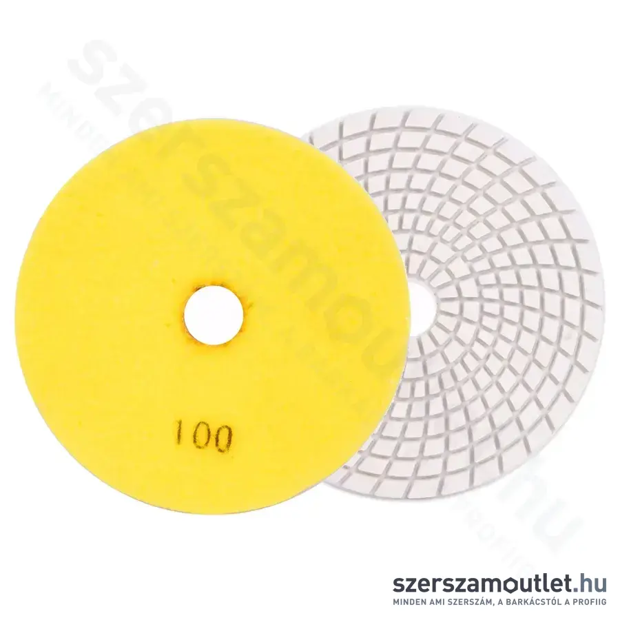 DEDRA Gyémántszemcsés polírozó és csiszolókorong 125mm G100