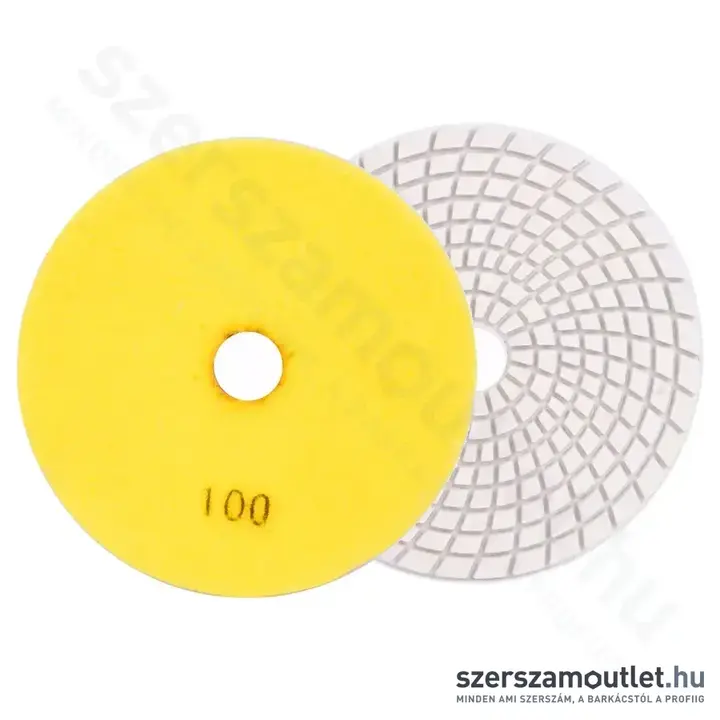 DEDRA Gyémántszemcsés polírozó és csiszolókorong 125mm G100