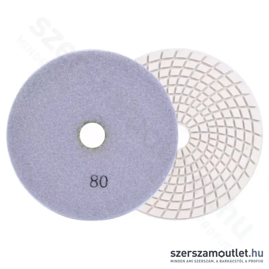DEDRA Gyémántszemcsés polírozó és csiszolókorong 125mm G80
