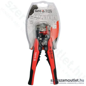 YATO Blankoló és krimpelő fogó 0,2-6mm2 (YT-2270)