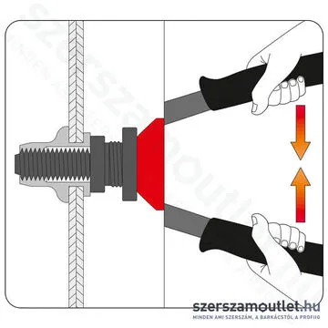 YATO Szegecsanyahúzó fogó M5-M12 (YT-3612)