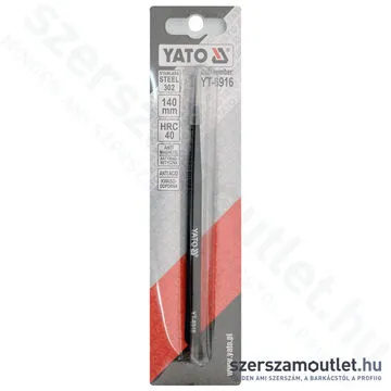 YATO Egyenes műszerész csipesz, rozsdamentes 140mm (YT-6916)