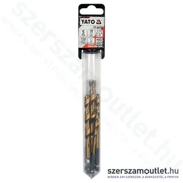 YATO Csigafúró készlet bitbefogással 5 részes (4-10mm) (YT-44700)