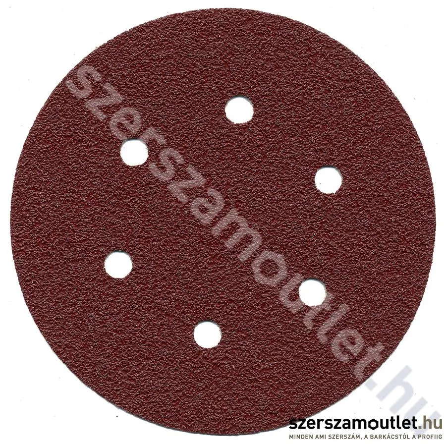 MAKITA Tépőzáras csiszolókorong piros 150mm K120 (10db)