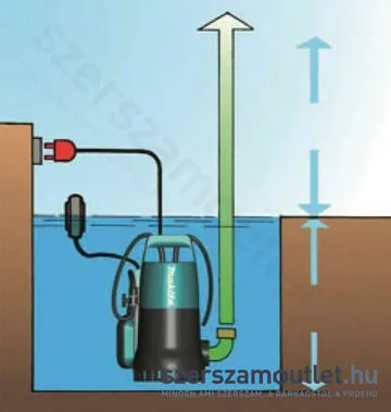 MAKITA PF1010 Szennyvíz szivattyú (1100W-14.400l/h)
