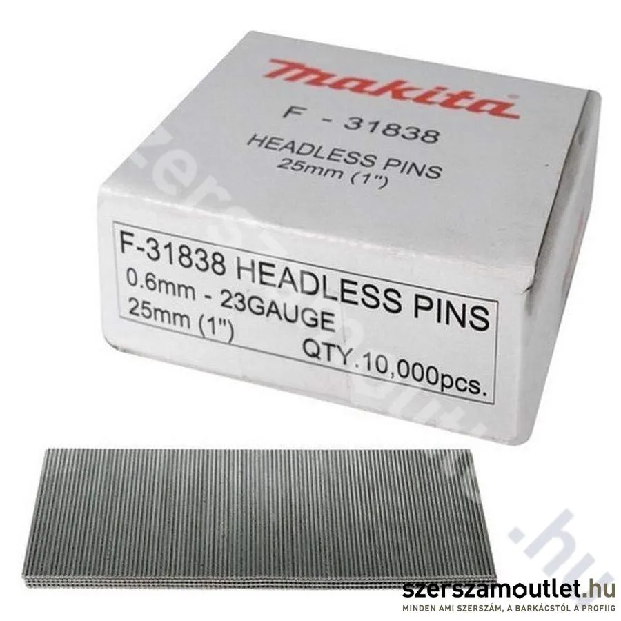 MAKITA Tűszeg galvanizált 0,6x25mm 23GA (10000db)