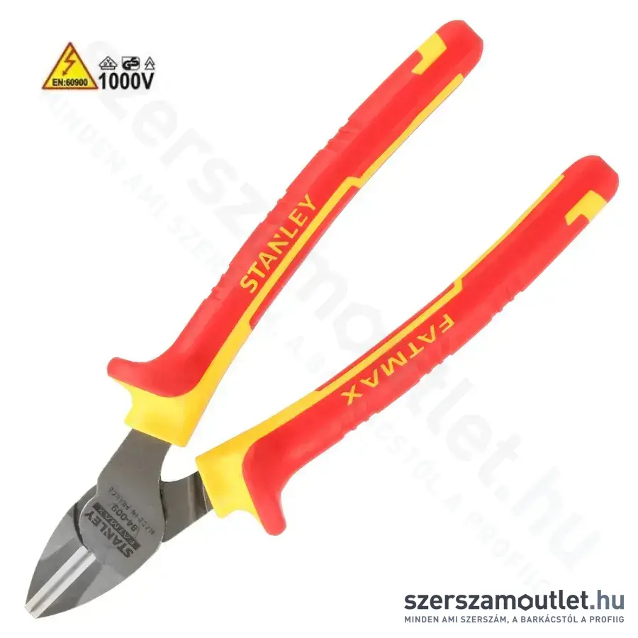 STANLEY FatMax SZIGETELT oldalcsípő fogó 160mm 1000V (0-84-009)
