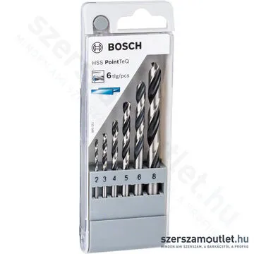BOSCH HSS PointTeQ fémfúró készlet (6db, 2-8 mm)