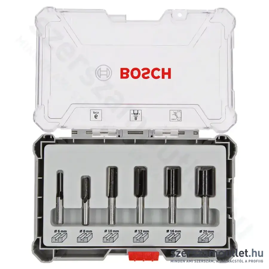 BOSCH Horonymaró készlet befogatás: 8mm, 6db (2607017466)