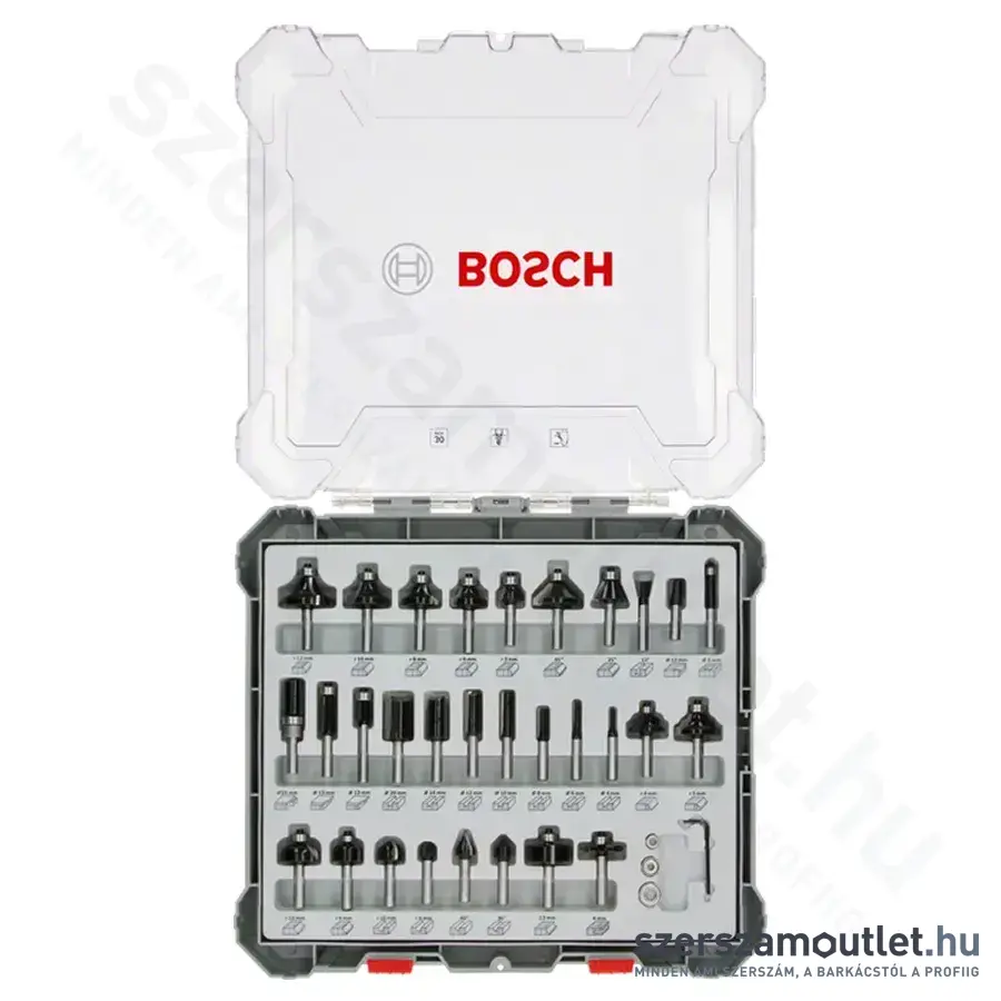BOSCH 30 részes vegyes marószár készlet 6mm-es szárral (2607017474)