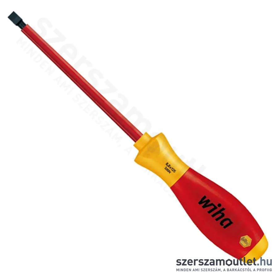 WIHA SoftFinish Electric VDE Csavarhúzó lapos 3,0x100mm (320N/No.00821)