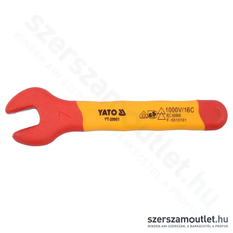 YATO Szigetelt villáskulcs 7x90mm 1000V