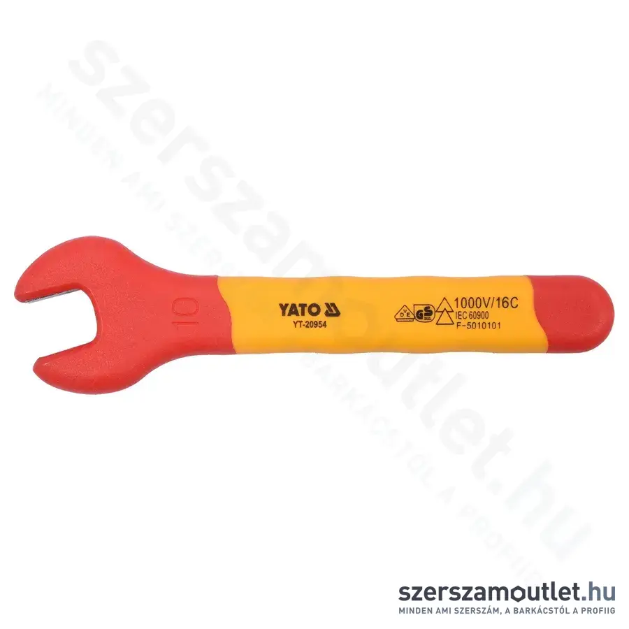 YATO Szigetelt villáskulcs 10x110mm 1000V