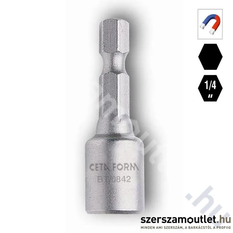 CETAFORM Bit dugókulcsfej 6,0x42mm rövid