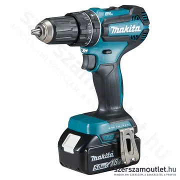 MAKITA DHP485RTJ Szénkefementes akkus ütvefúró-csavarbehajtó MakPac kofferben (2x18V/5,0Ah)