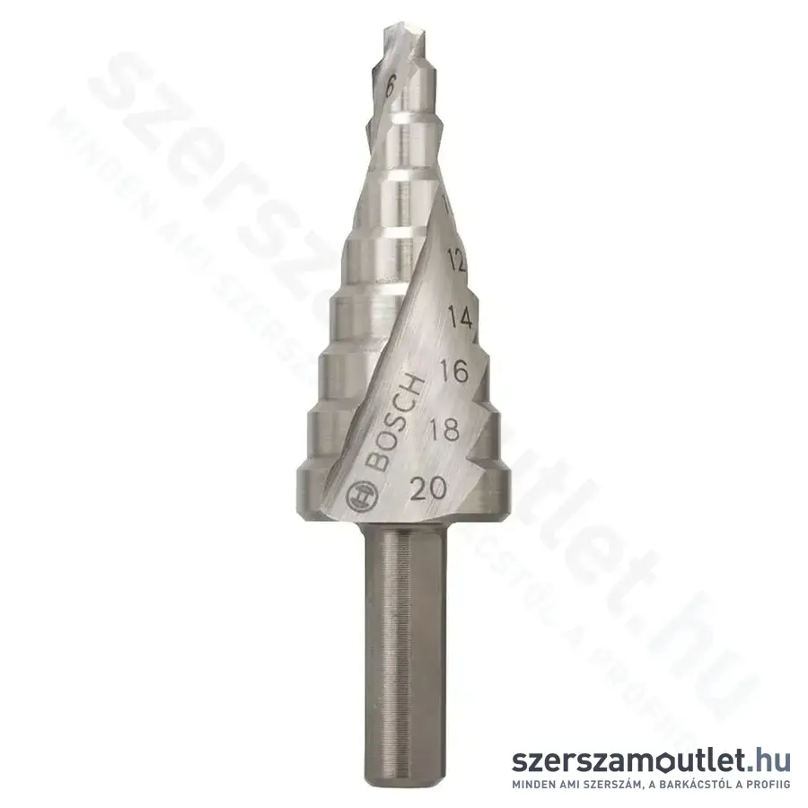 BOSCH HSS lépcsős fúró 4-20mm, 9 lépcsős