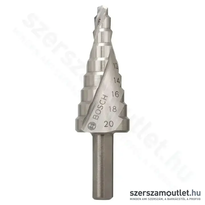 BOSCH HSS lépcsős fúró 4-20mm, 9 lépcsős
