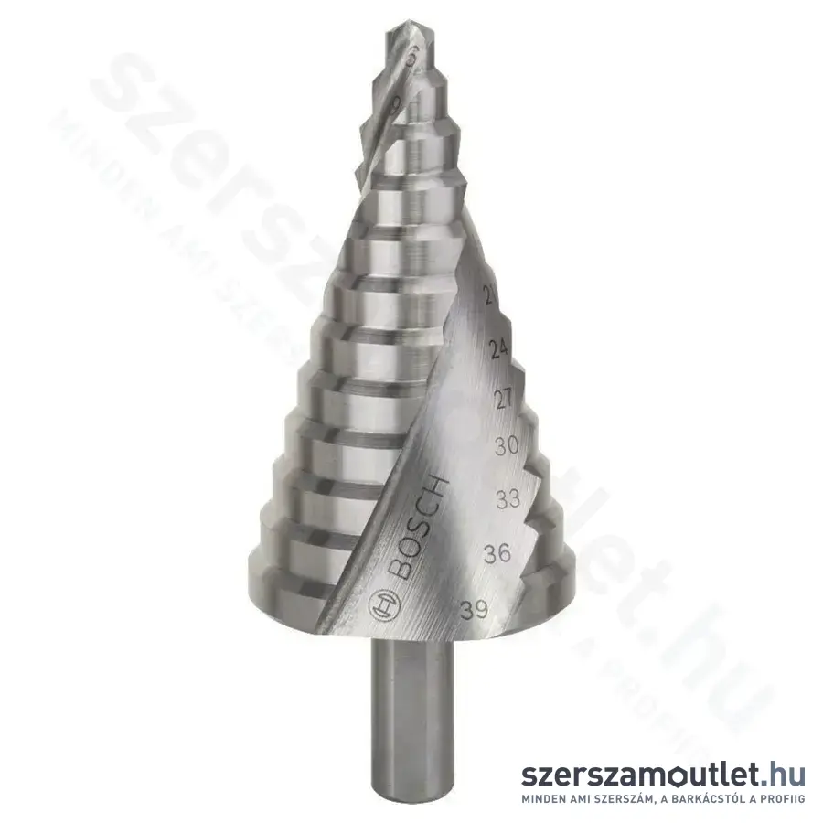 BOSCH HSS lépcsős fúró 6-39mm, 12 lépcsős