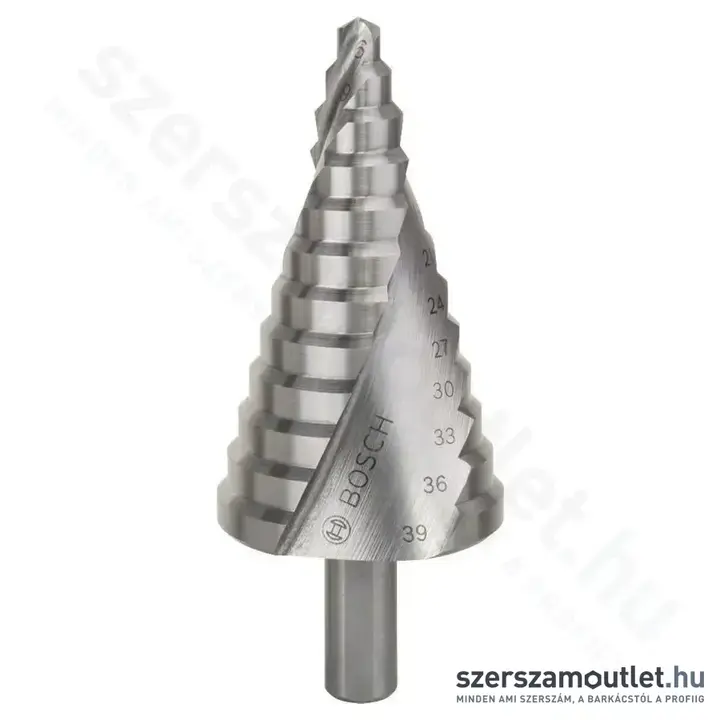 BOSCH HSS lépcsős fúró 6-39mm, 12 lépcsős