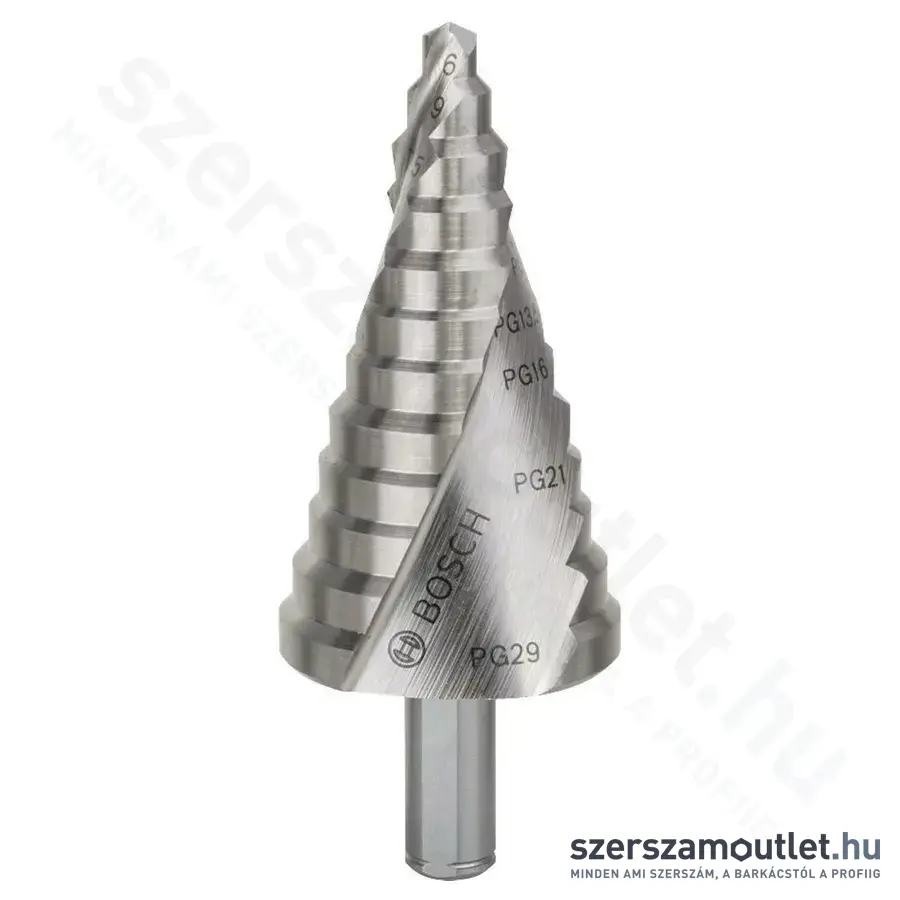 BOSCH HSS lépcsős fúró 6-37mm, 12 lépcsős