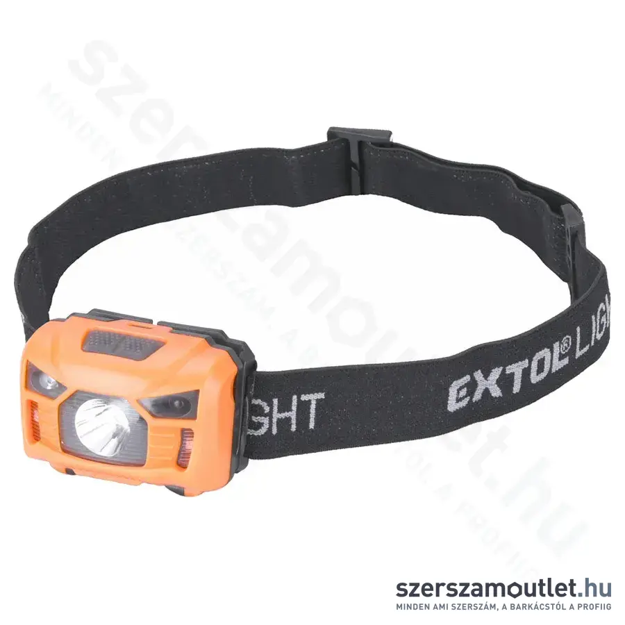 EXTOL LED fejlámpa 100lm
