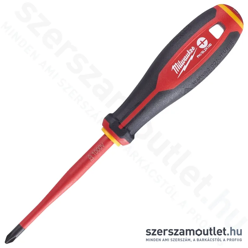 MILWAUKEE VDE szigetelt csavarhúzó szerelvényező PH/SL 2x100mm (4932464056) (4932478734)