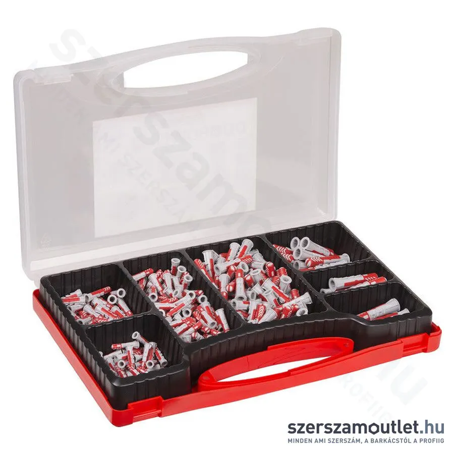 FISCHER Red-Box DUOPOWER Műanyag dübel készlet [280db/doboz] [1db] (535973)
