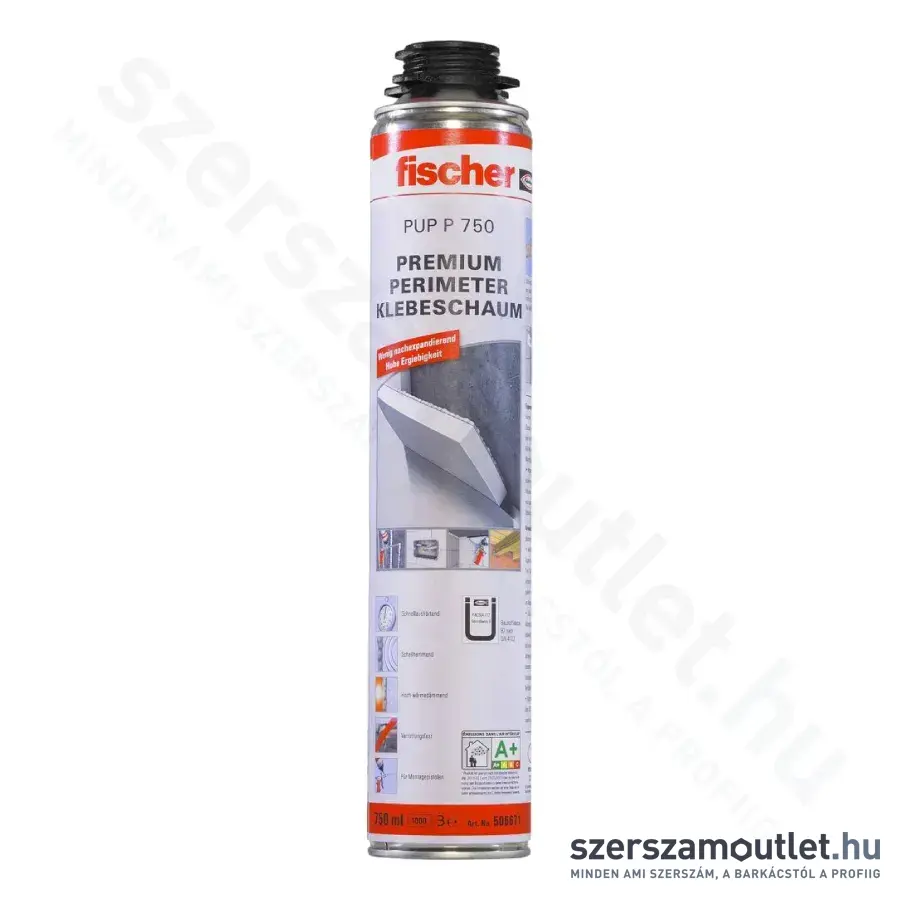 FISCHER PUP P 750 G B2 Egykomponensű ragasztóhab 750ml [1db] (544561)