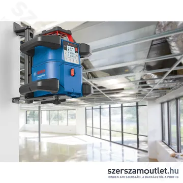 BOSCH GRL 600 CHV Akkus forgólézer +vevő +távvezérló +fali tartó +koffer (PIROS) (1x4,0Ah/18V)