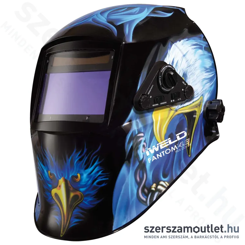 IWELD FANTOM 4.6 Automata hegesztő fejpajzs KÉK-SAS