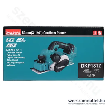 MAKITA DKP181Z Akkus gyalu (18V) (Akku és töltő nélkül!)