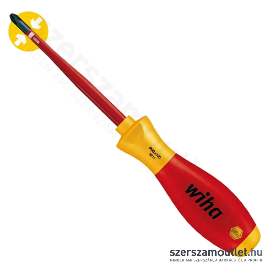 WIHA SoftFinish Electric slimFix VDE Csavarhúzó PH1x80 (3211/No.35393/10136)