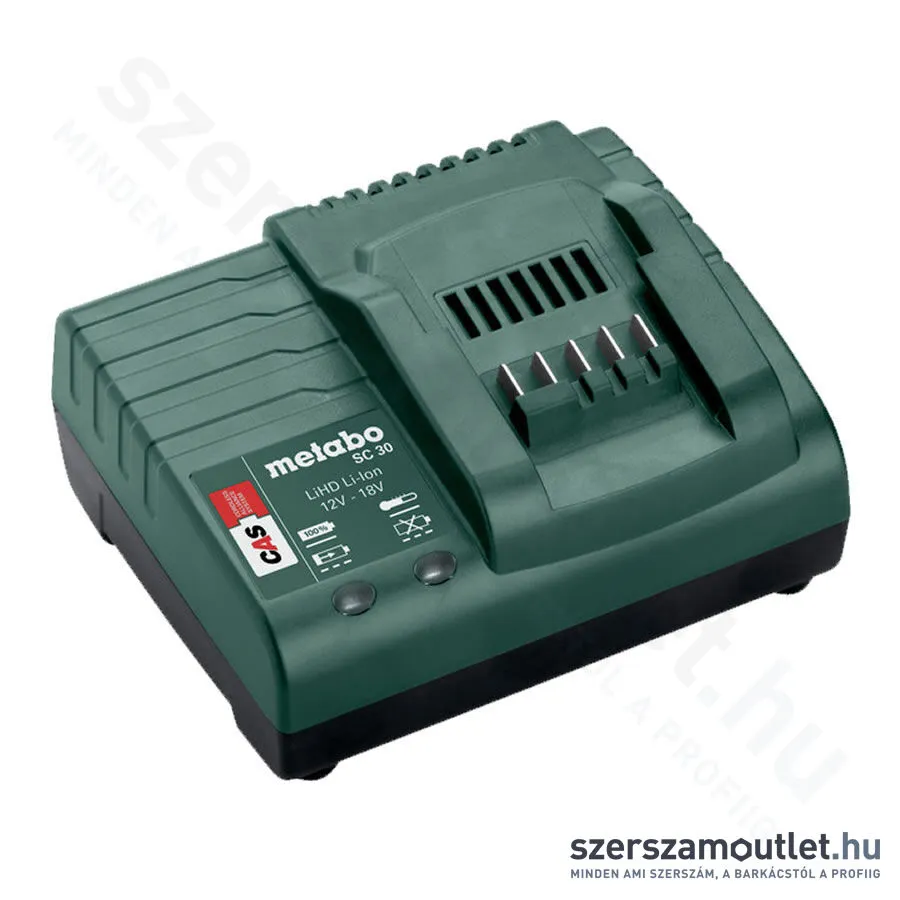 METABO SC 30 Akkutöltő (12-18V)