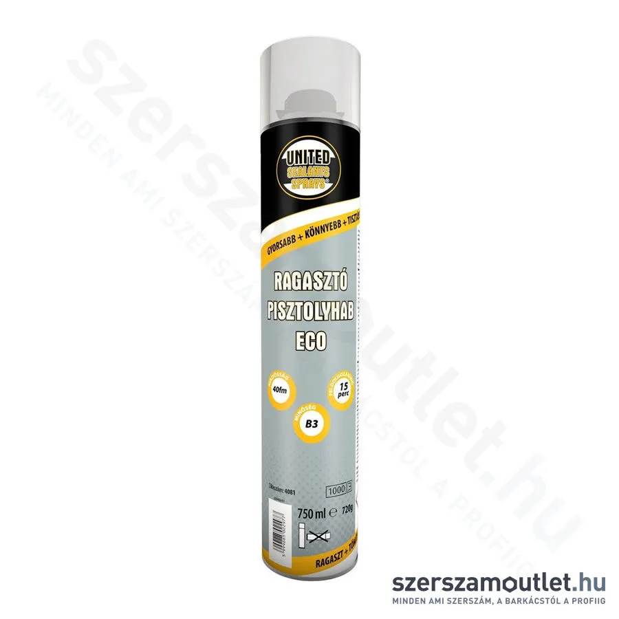 UNITED SEALANTS Ragasztó pisztolyhab ECO B3 750ml (US4081)