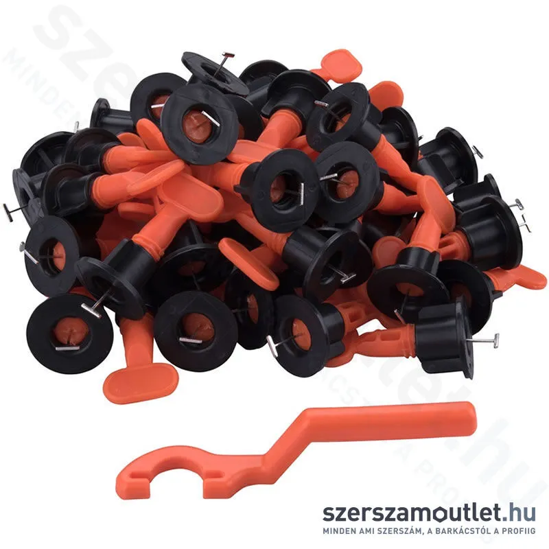 EXTOL Lapszintező (csempeszintező, burkolatszintező) készlet (50+1db)